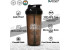 Fitkit Classic Bottle 700 ml Shaker  (Pack of 1, Brown, Plastic)